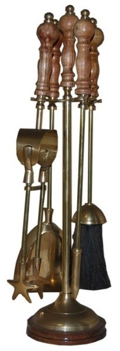 Brass companion set fireside - brass,