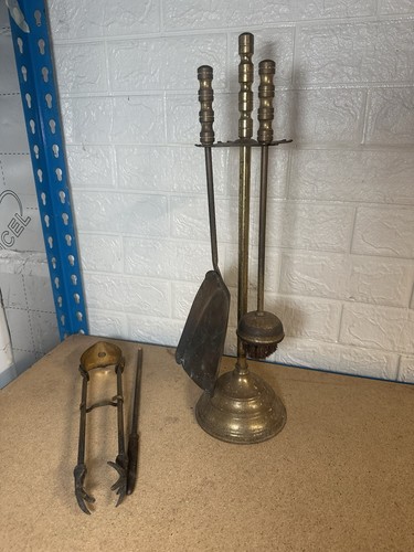 Antique style brass fireplace - style,