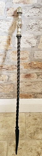 Antique brass and forged iron - and,