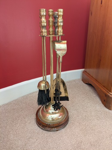 Vintage brass and teak - vintage,