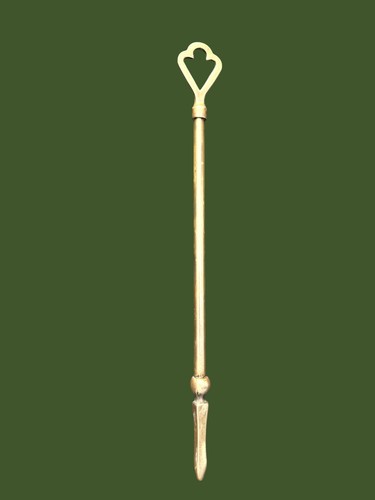 Vintage brass fire - vintage, poker
