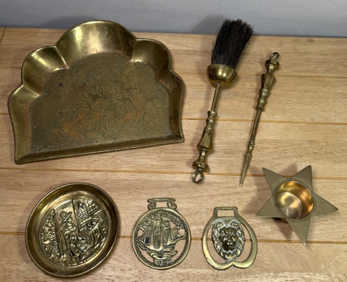 Antique brass selection - brass,