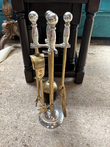 Chrome brass companion set - chrome,