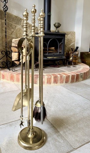 Tall brass companion - tall,