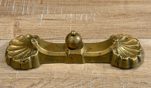 Antique brass iron fireside - antique,